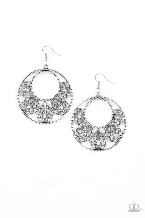 Petal Promenade - Silver - Paparazzi Accessories