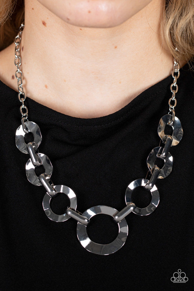 Mechanical Masterpiece - Silver - Paparazzi Accessories