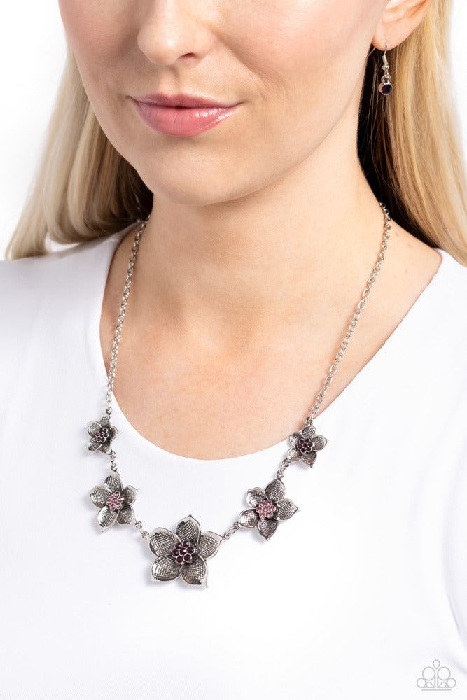 Wallflower Wonderland - Purple - Paparazzi Accessories