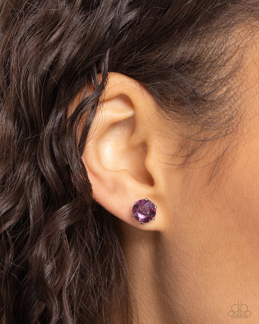 Breathtaking Birthstone - Purple - Paparazzi Accessories