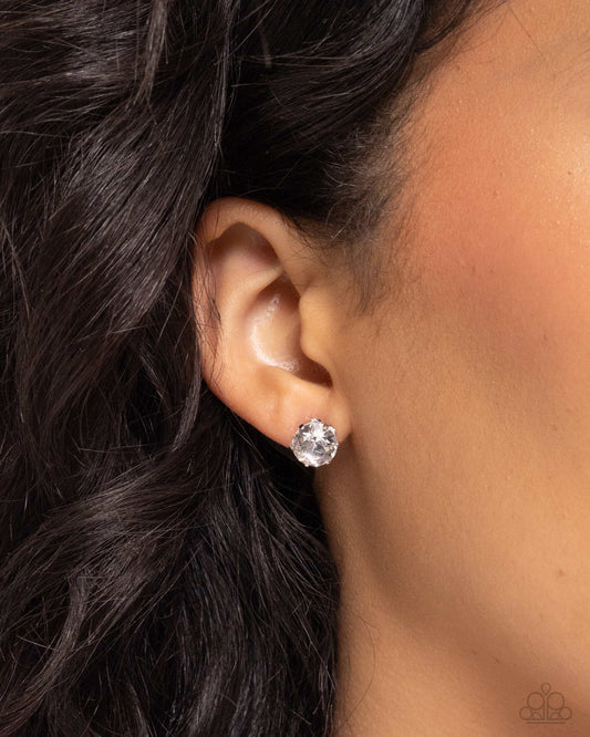 Breathtaking Birthstone - White - Paparazzi Accessories