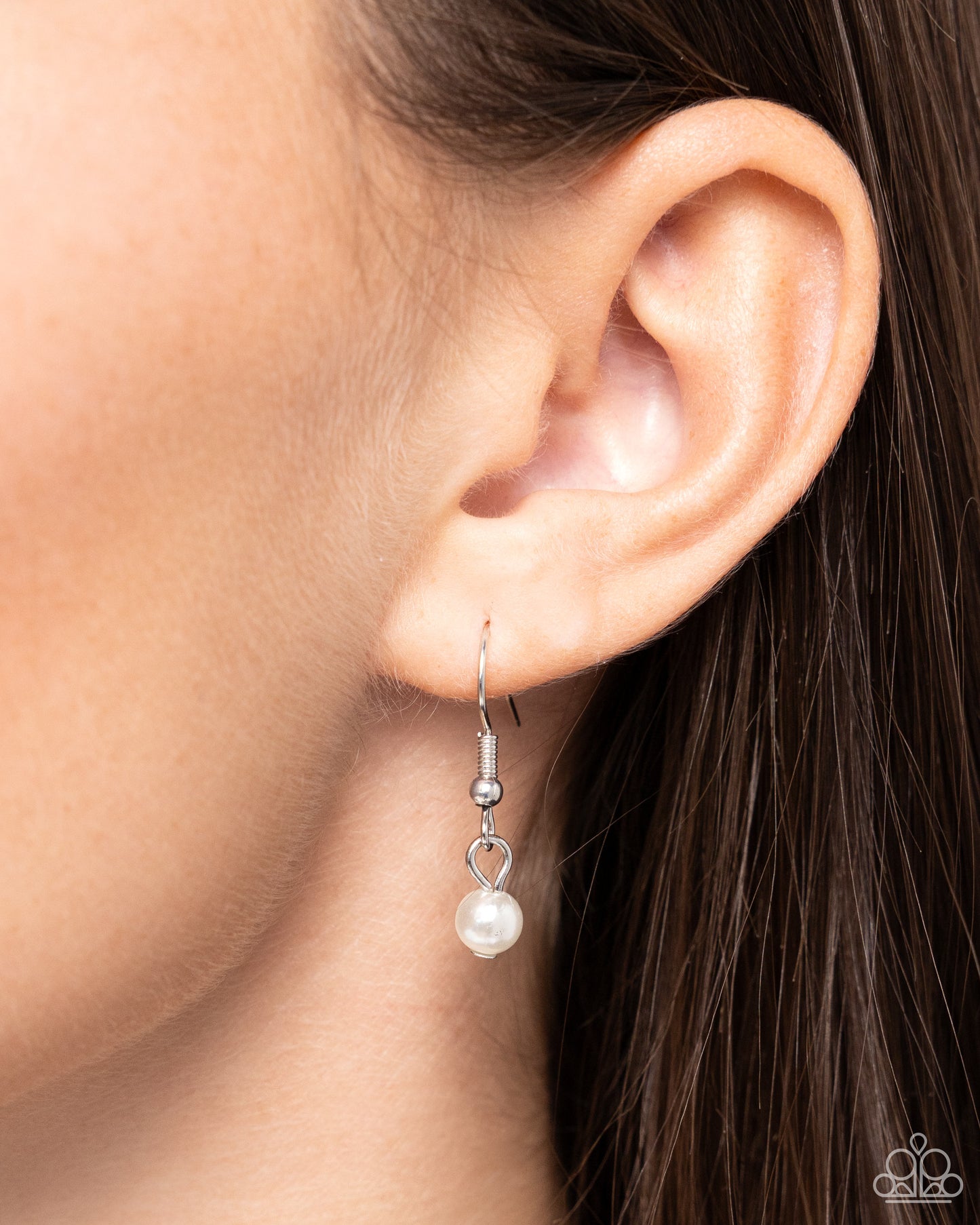 Filigree Infatuation - White - Paparazzi Accessories