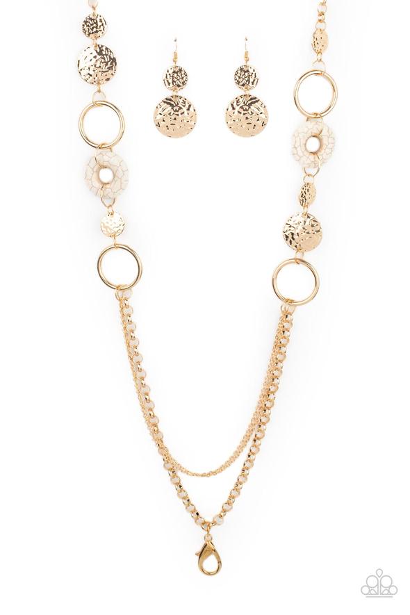 Grounded Glamour - Gold - Paparazzi Accessories