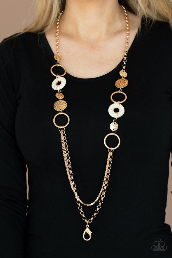 Grounded Glamour - Gold - Paparazzi Accessories