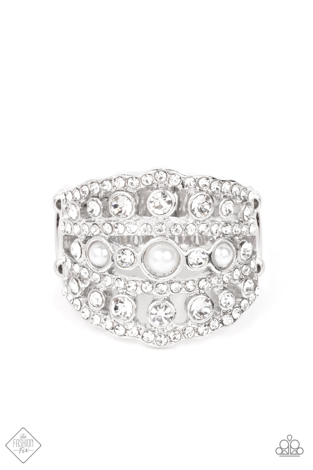 Sailboat Bling - White - Paparazzi Accessories