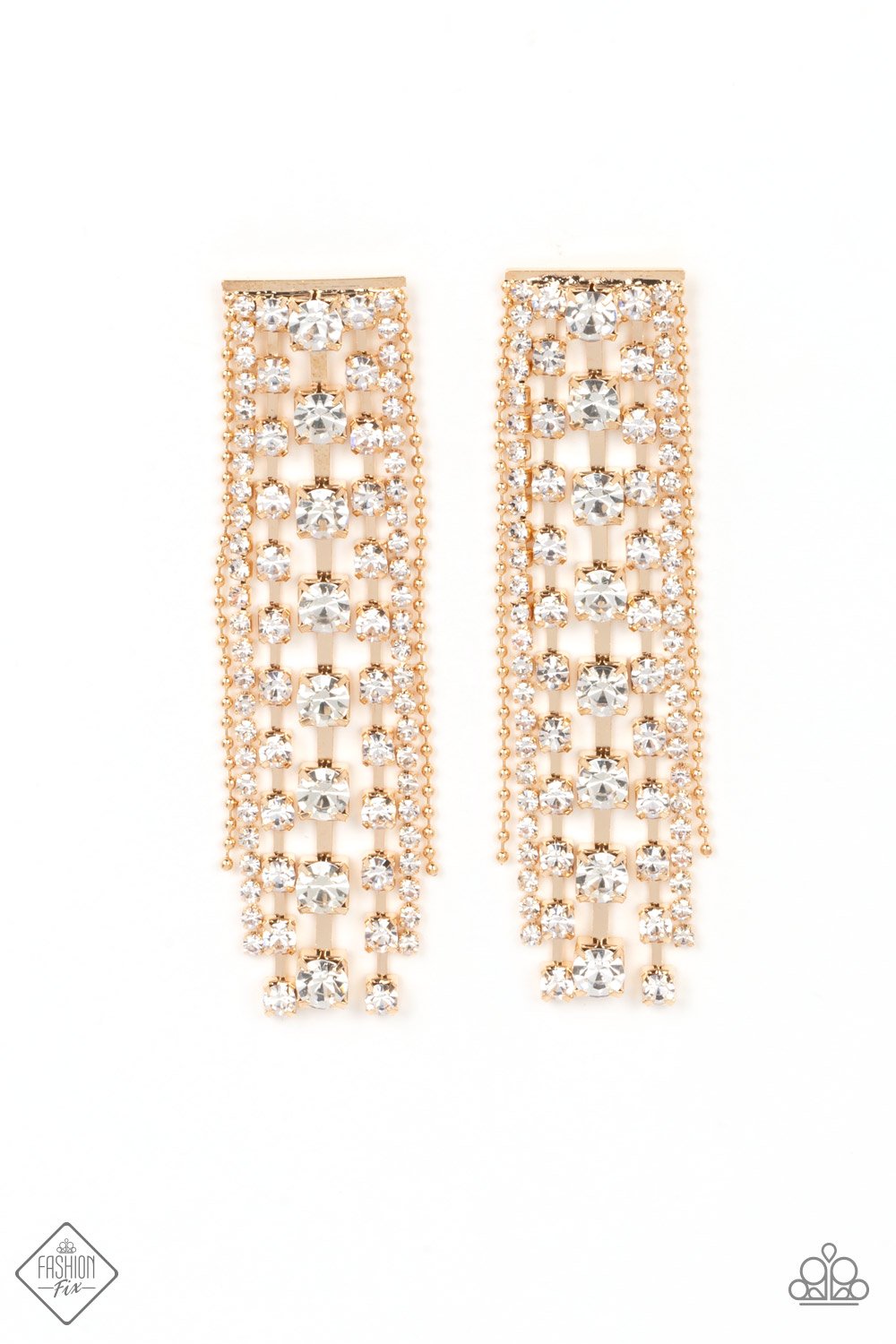 Starry Streamers - Gold - Paparazzi Accessories