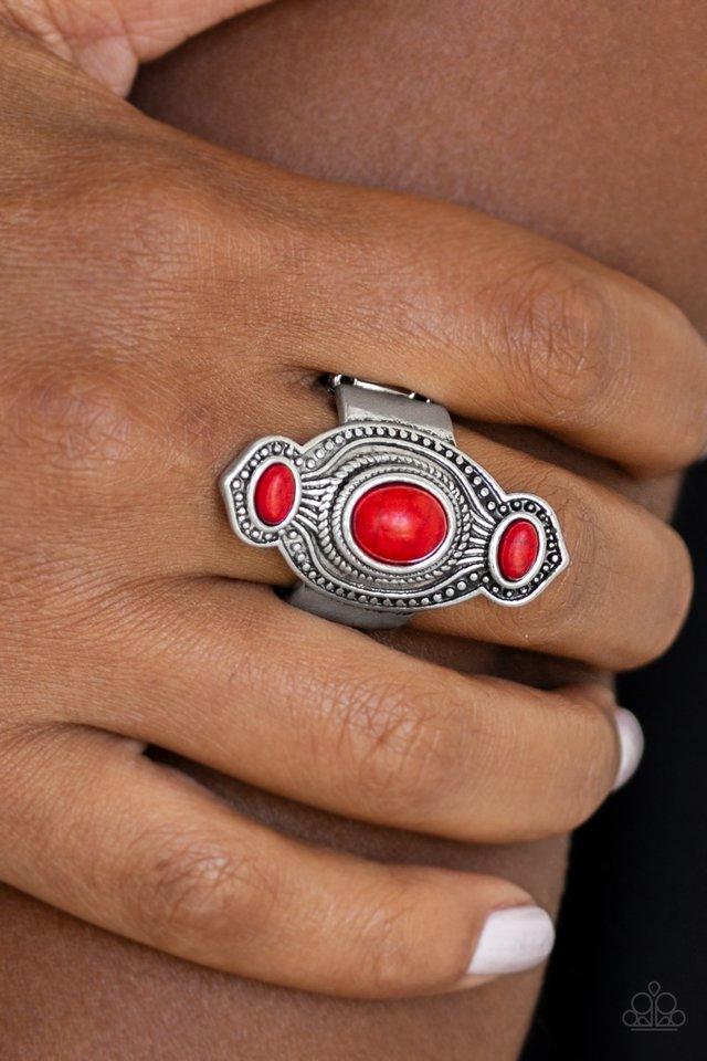 Dune Drifter - Red - Paparazzi Accessories