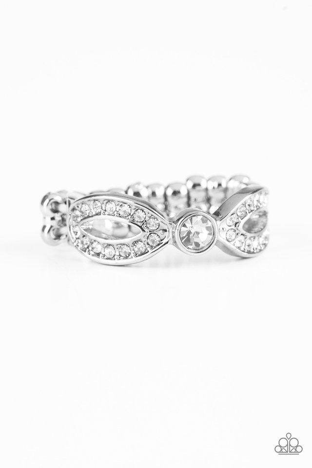 Extra Side of Elegance - White - Paparazzi Accessories