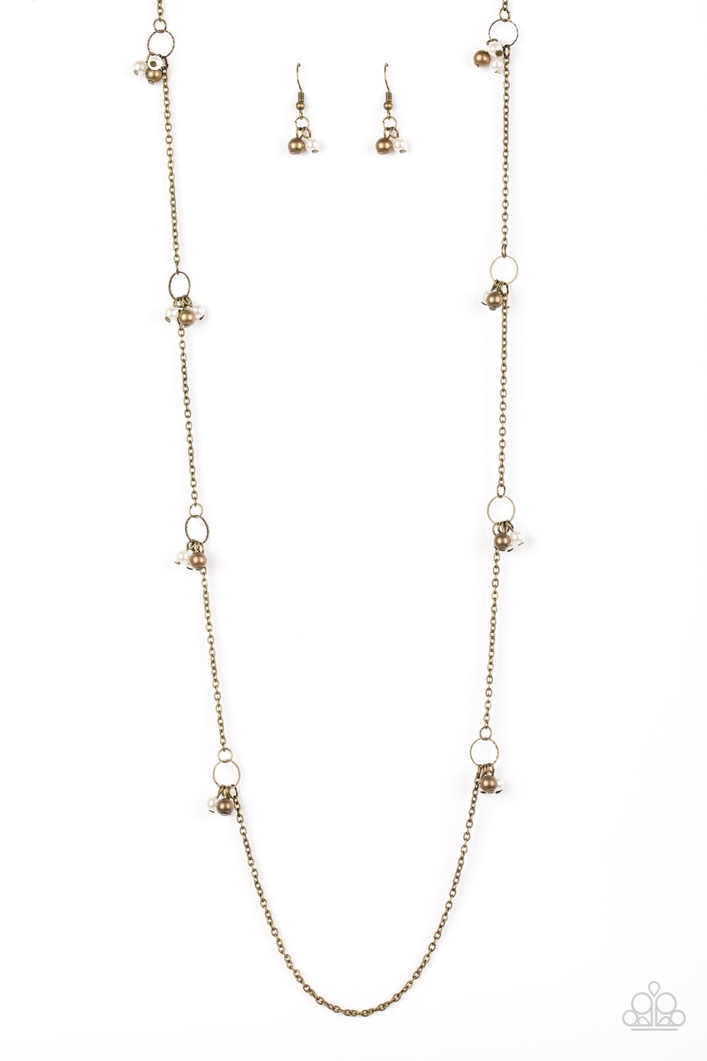 House Party Posh - Brass - Paparazzi Accessories