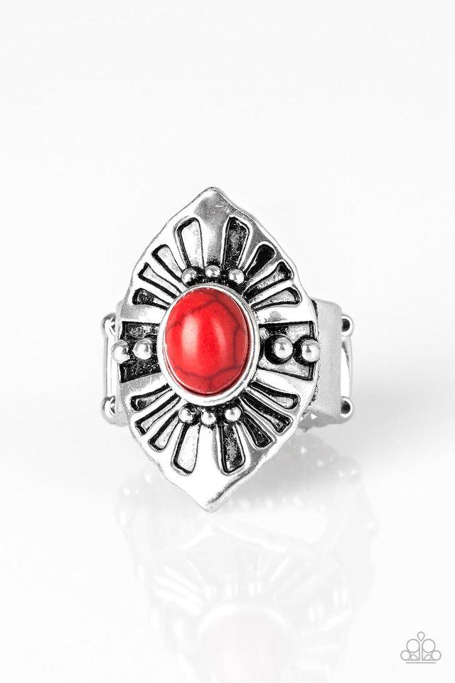 HOMESTEAD For The Weekend - Red - Paparazzi Accessories