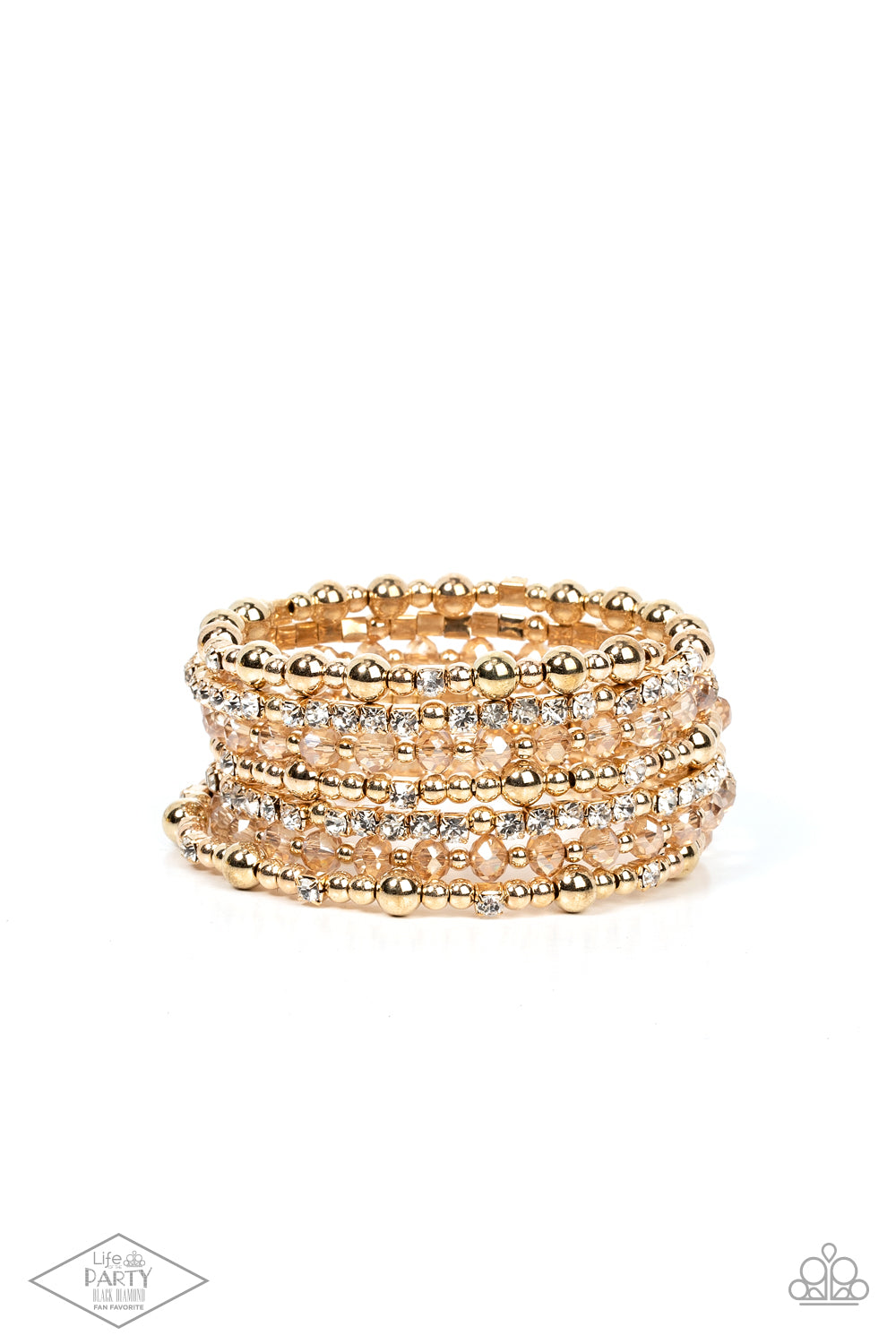 ICE Knowing You - Gold - Paparazzi Accessories