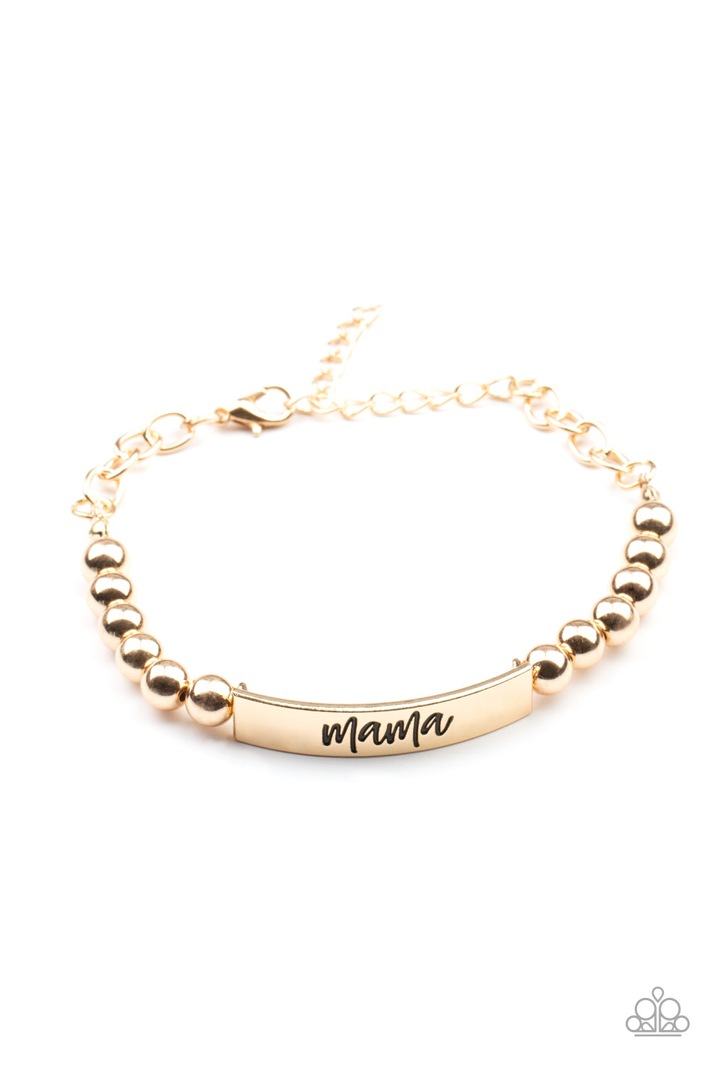Mom Squad - Gold - Paparazzi Accessories
