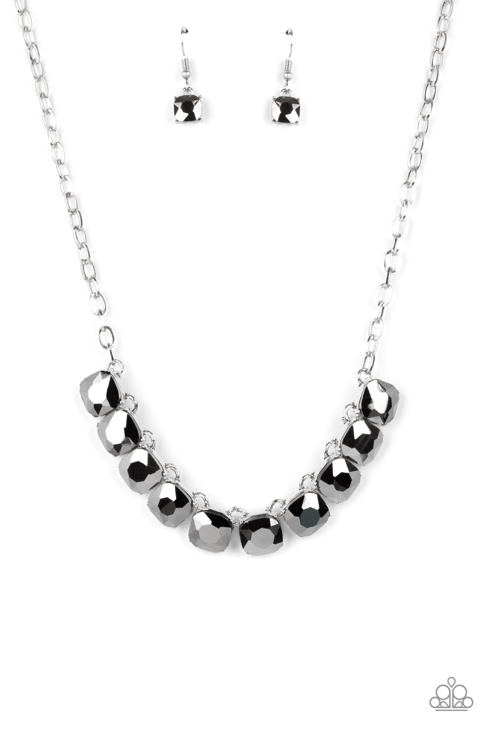 Radiance Squared - Silver - Paparazzi Accessories