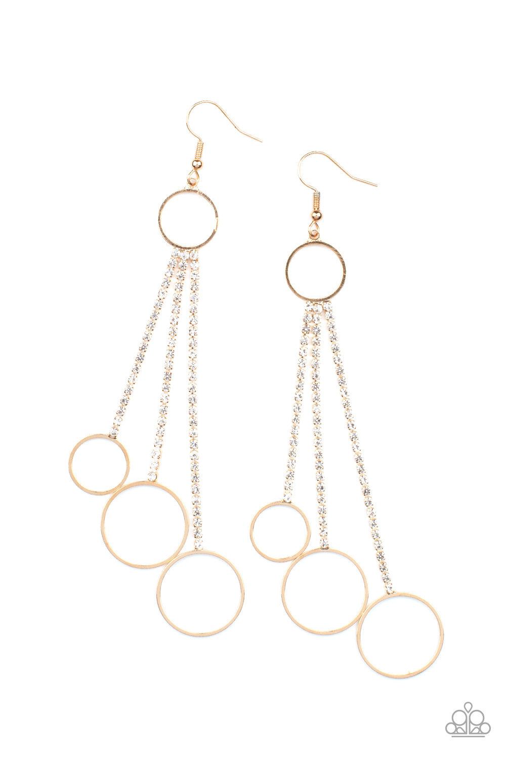 Demurely Dazzling - Gold - Paparazzi Accessories