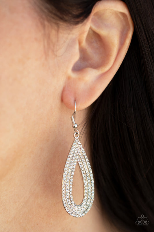 Exquisite Exaggeration - White - Paparazzi Accessories