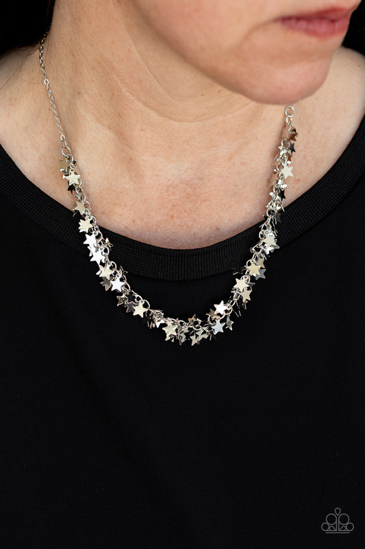 Starry Anthem - Silver - Paparazzi Accessories