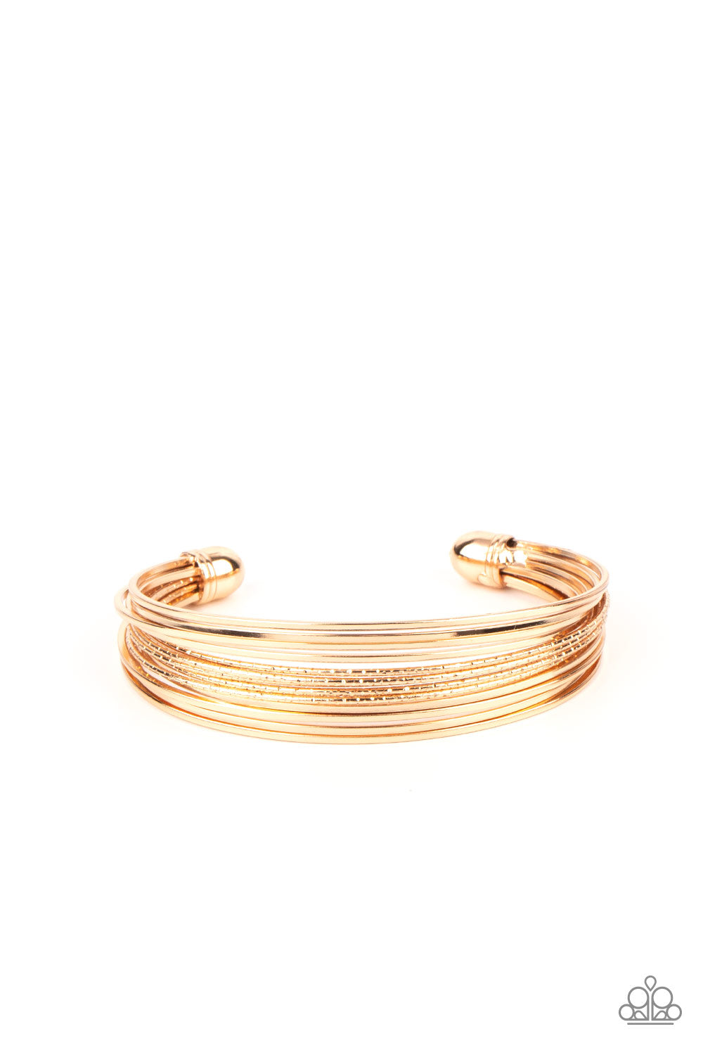 This Girl is on WIRE - Gold - Paparazzi Accessories
