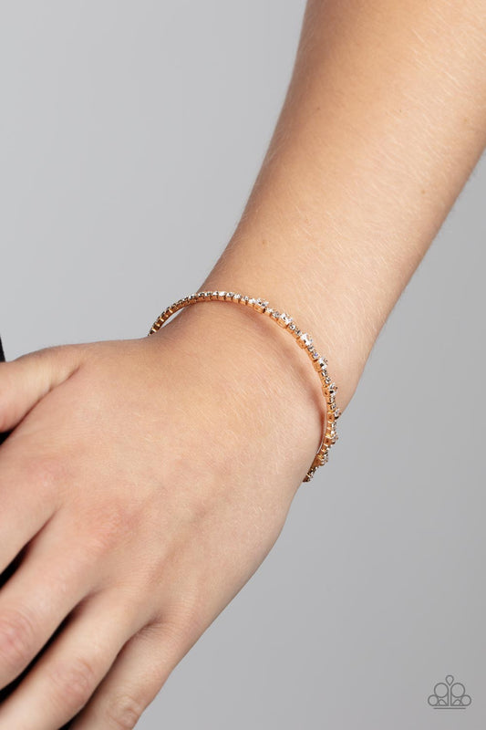 Timelessly Tiny - Gold - Paparazzi Accessories