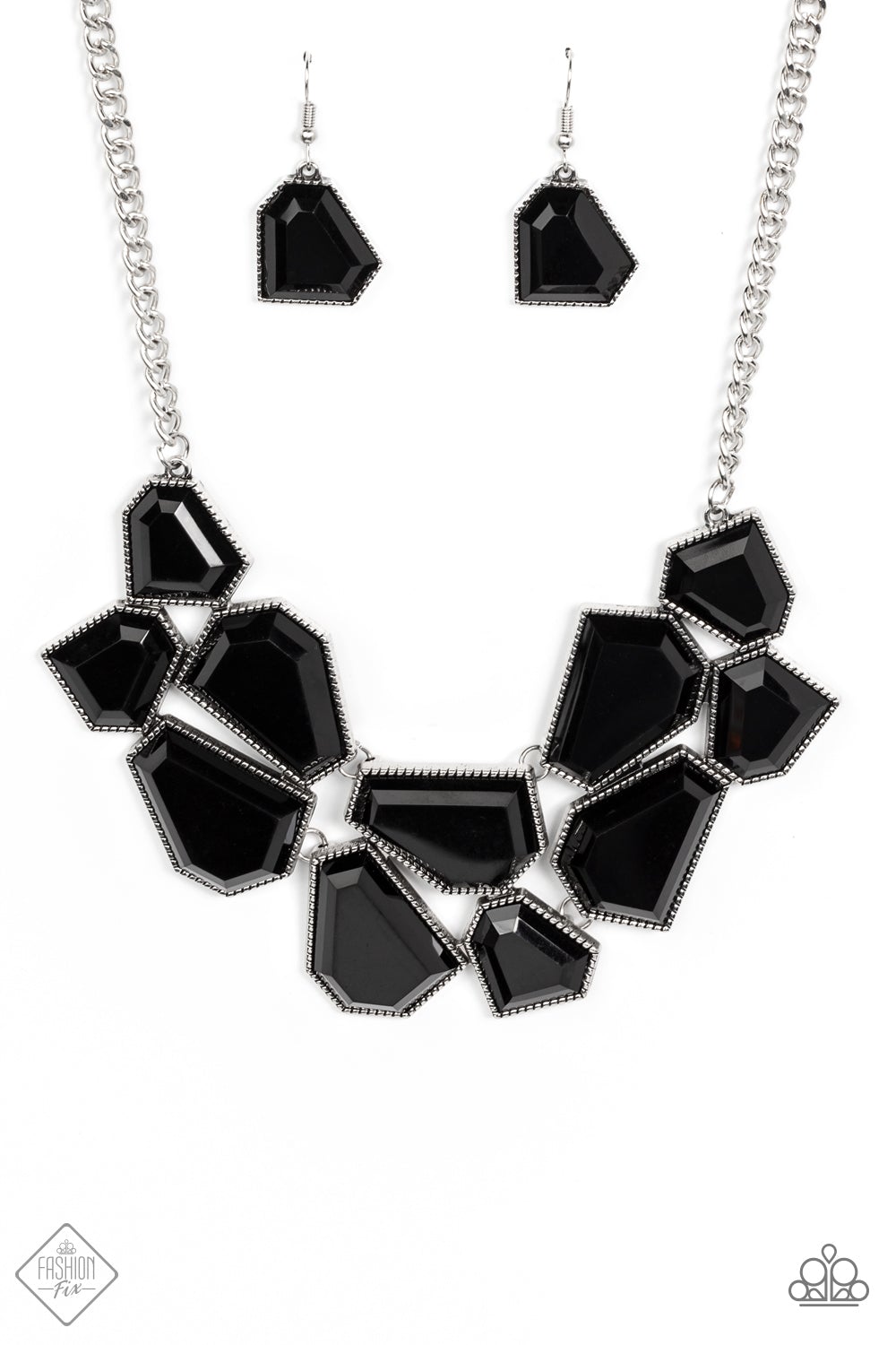 Double-DEFACED - Black - Paparazzi Accessories