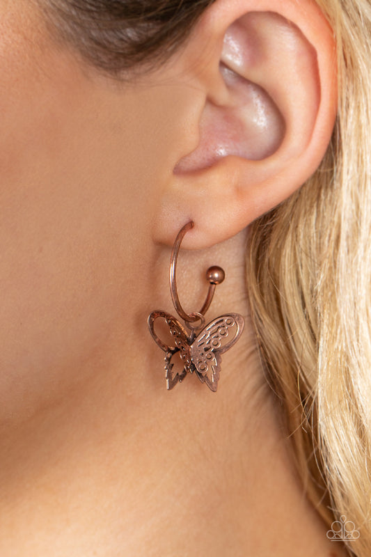 Butterfly Freestyle - Copper - Paparazzi Accessories