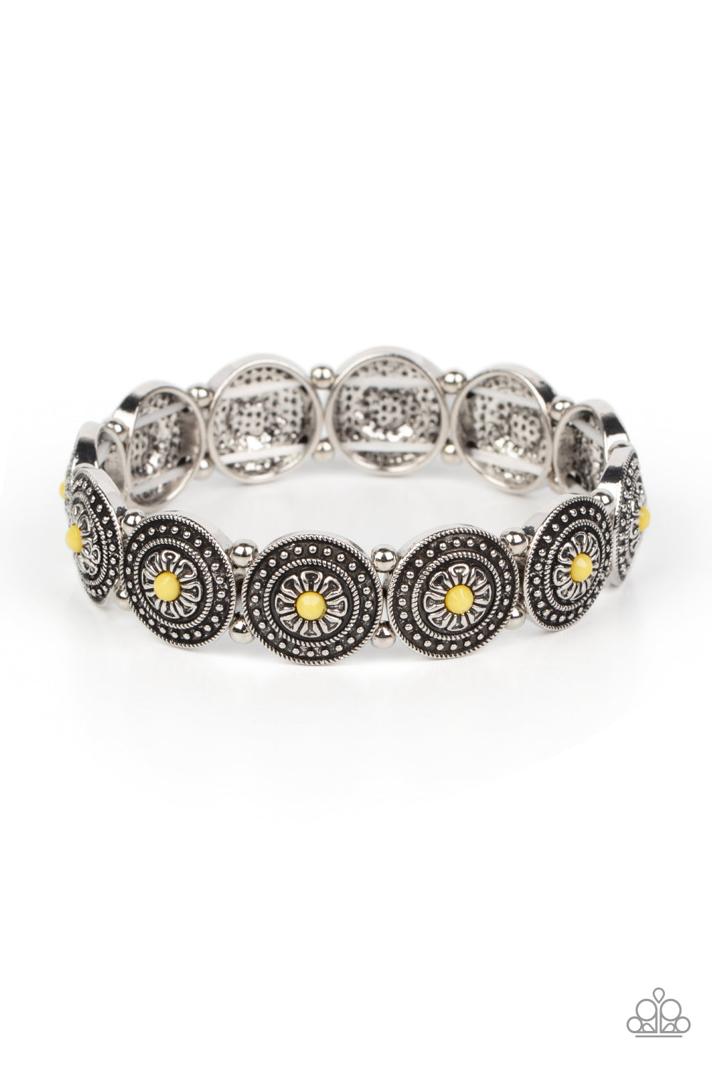 Granada Garden Party - Yellow - Paparazzi Accessories