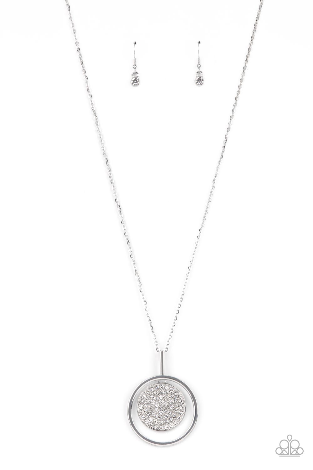 There She GLOWS! - White - Paparazzi Accessories