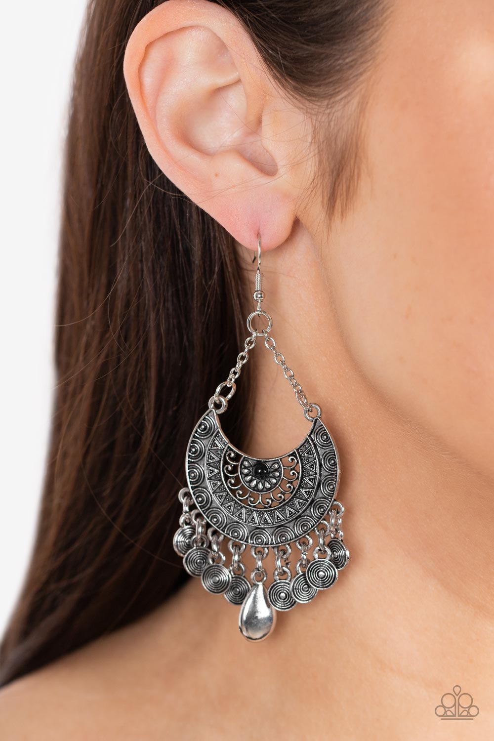 Lunar Allure - Black - Paparazzi Accessoires
