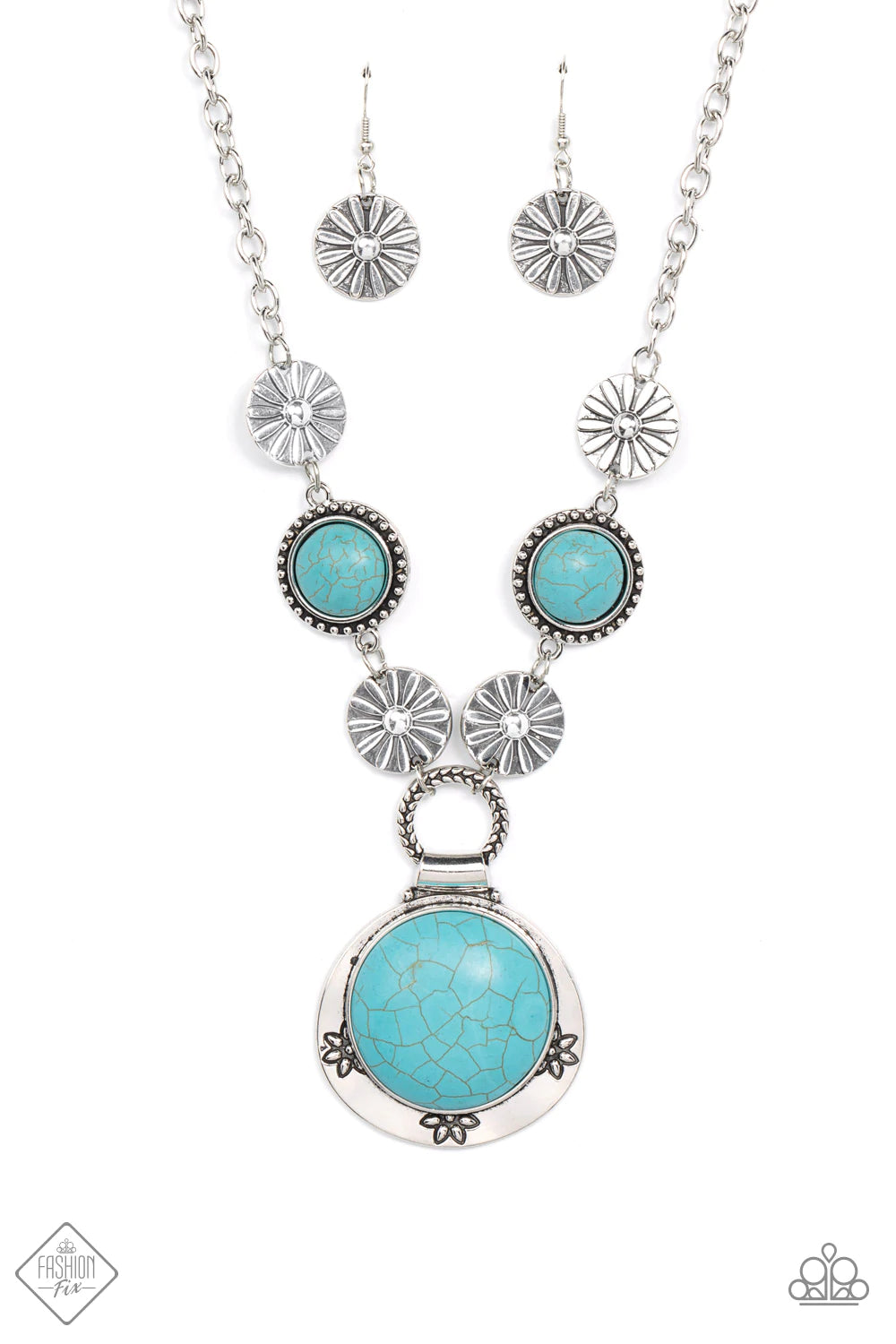 Saguaro Garden - Blue - Paparazzi Accessories