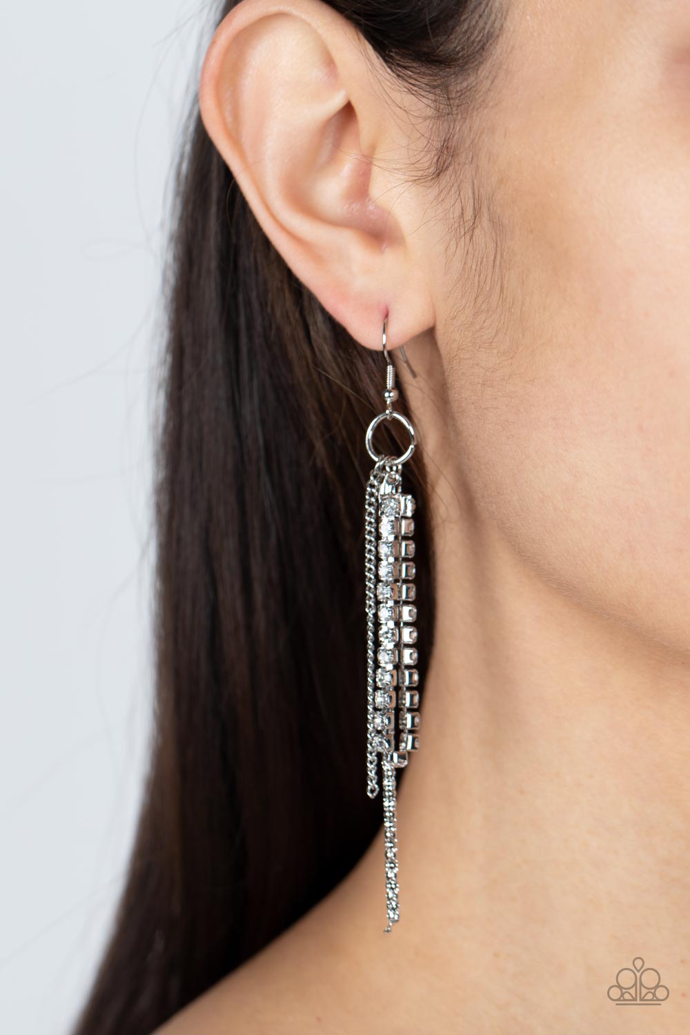 Swing Dance Dazzle - White - Paparazzi Accessories