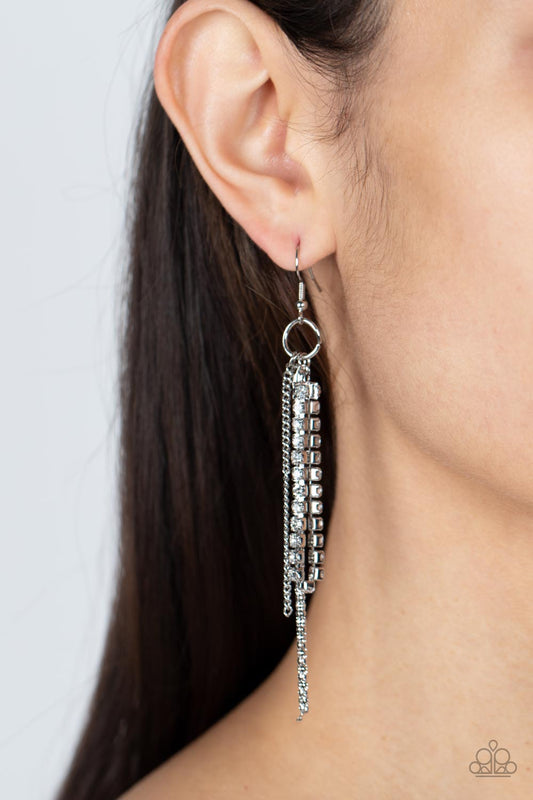 Swing Dance Dazzle - White - Paparazzi Accessories