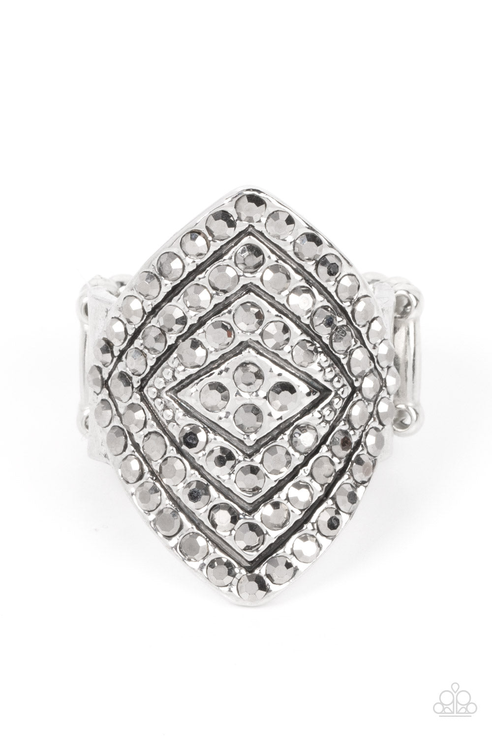 Plead GLITZY - Silver - Paparazzi Accessories