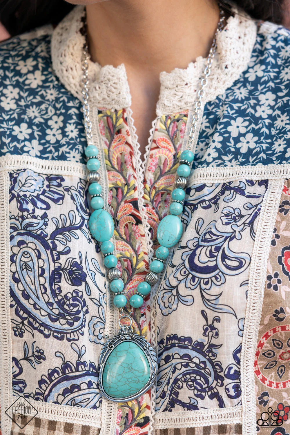 Southwest Paradise - Blue - Paparazzi Accessories