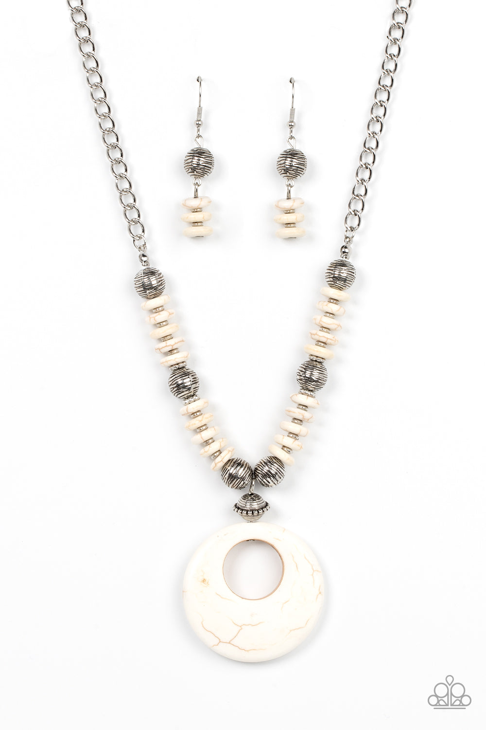 Oasis Goddess - White - Paparazzi Accessories