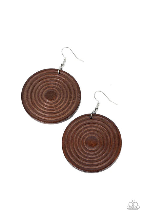 Caribbean Cymbal - Brown - Paparazzi Accessories