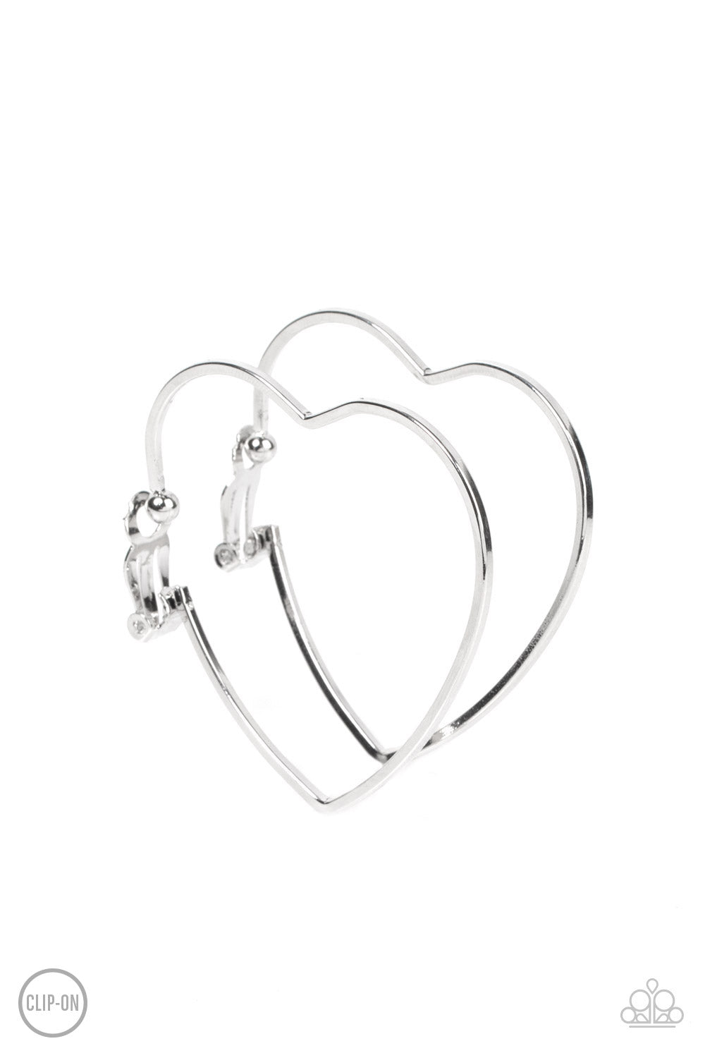Harmonious Hearts - Silver - Paparazzi Accessories