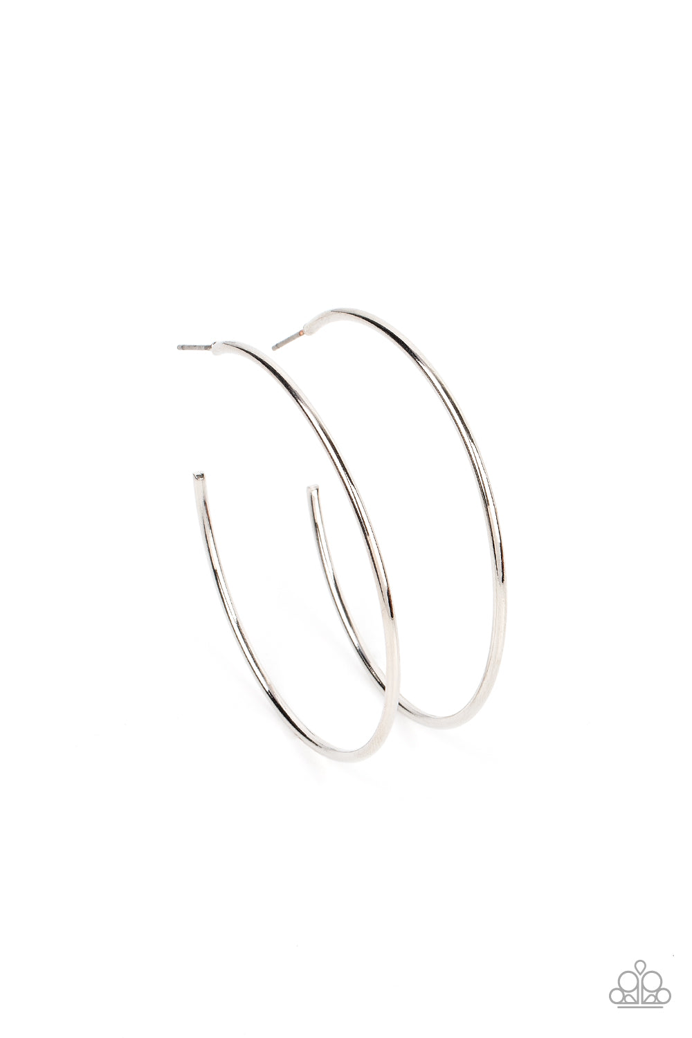 Can I Get a HOOP HOOP - Silver - Paparazzi Accessories