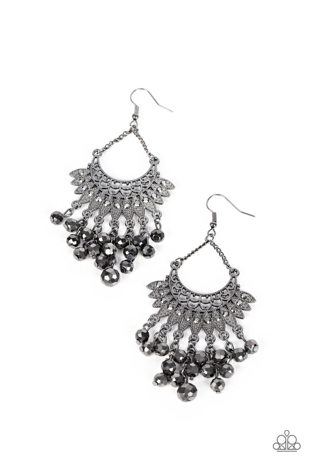 Chromatic Cascade - Black - Paparazzi Accessories