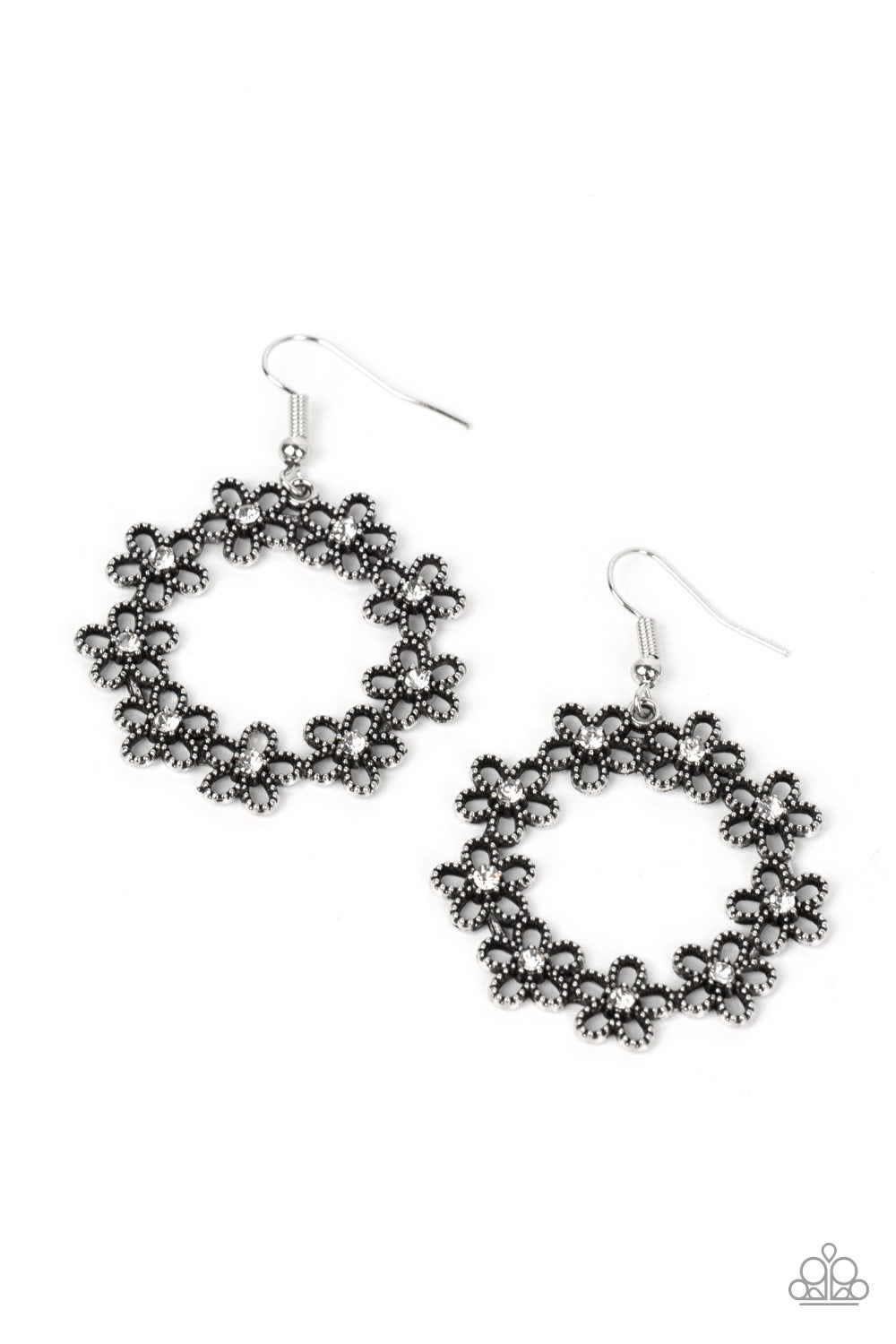 Floral Halos - White - Paparazzi Accessories