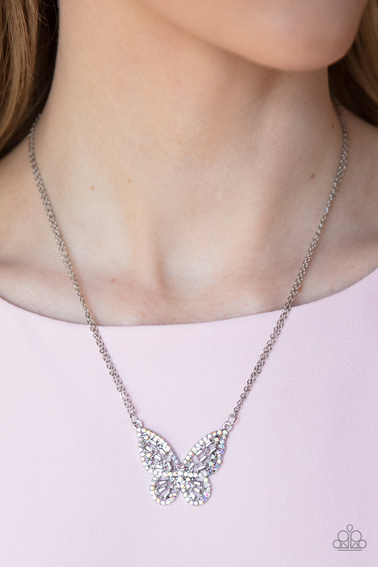 Baroque Butterfly - Multi - Paparazzi Accessories