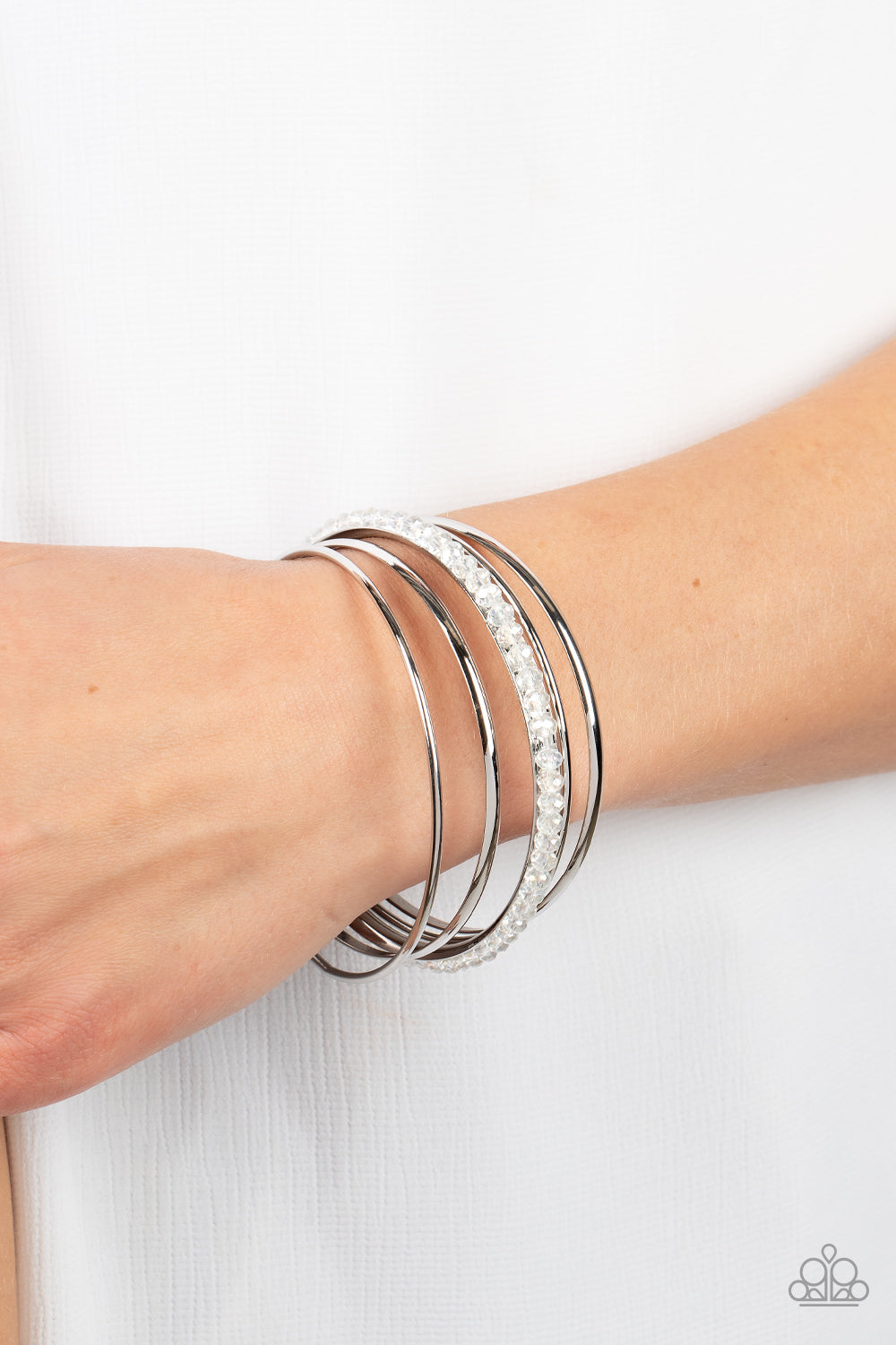 Prismatic Pizazz - White - Paparazzi Accessories