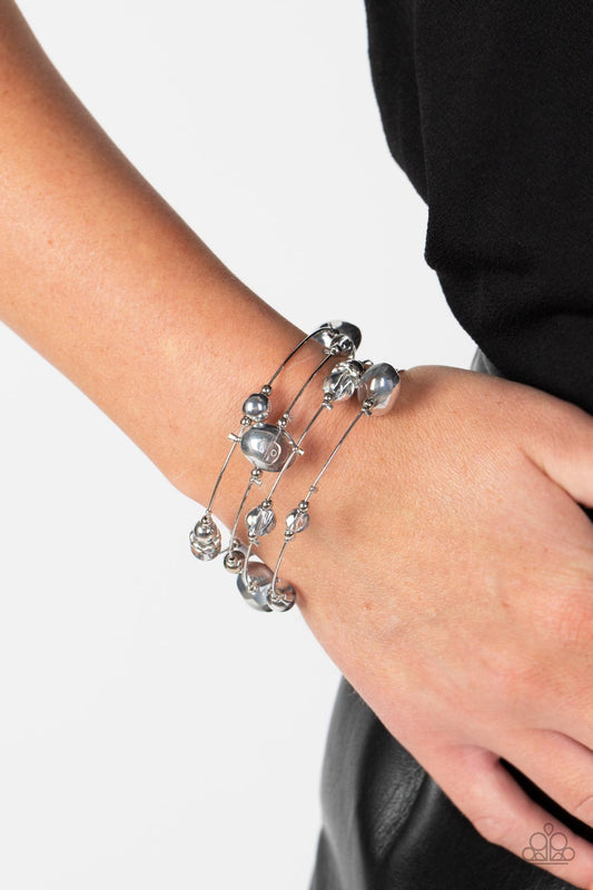 Optical Auras - Silver - Paparazzi Accessories