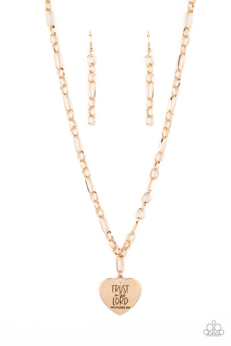 Perennial Proverbs - Gold - Paparazzi Accessories