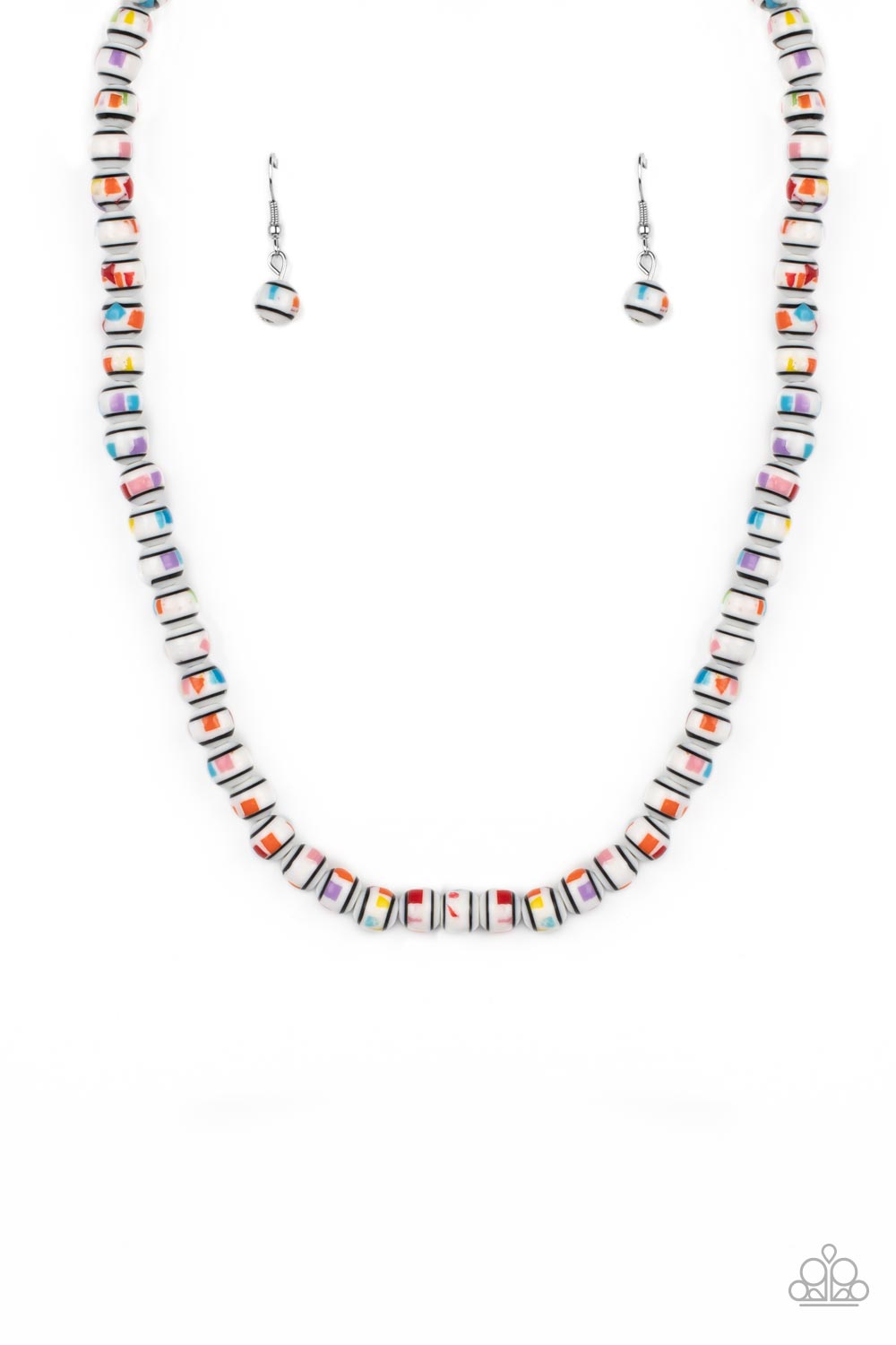 Gobstopper Glamour - White - Paparazzi Accessories