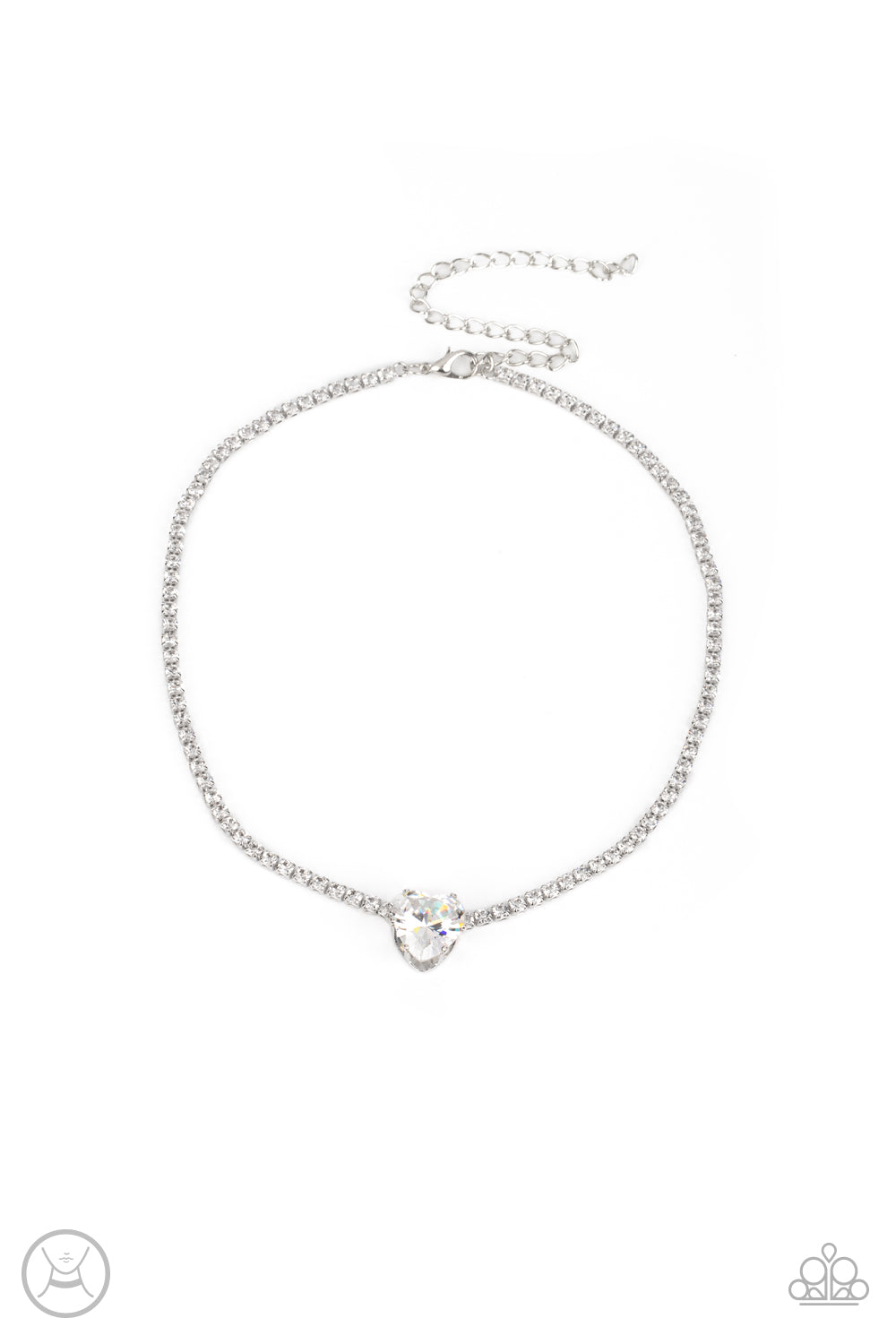 Flirty Fiancé - White - Paparazzi Accessories