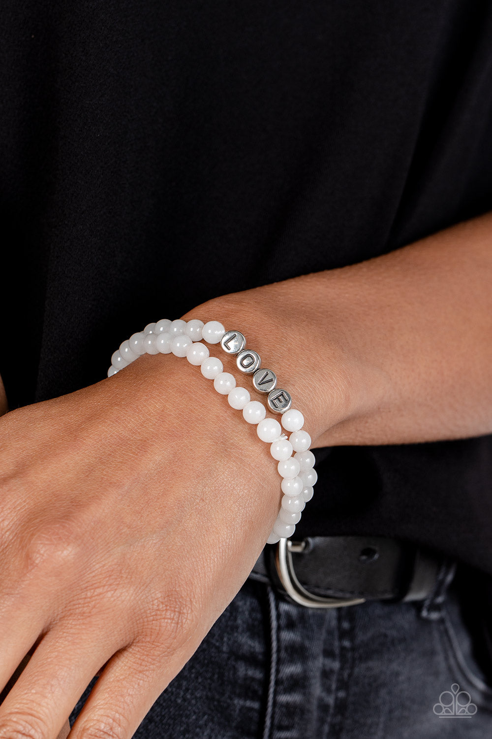 Devoted Dreamer - White - Paparazzi Accessories