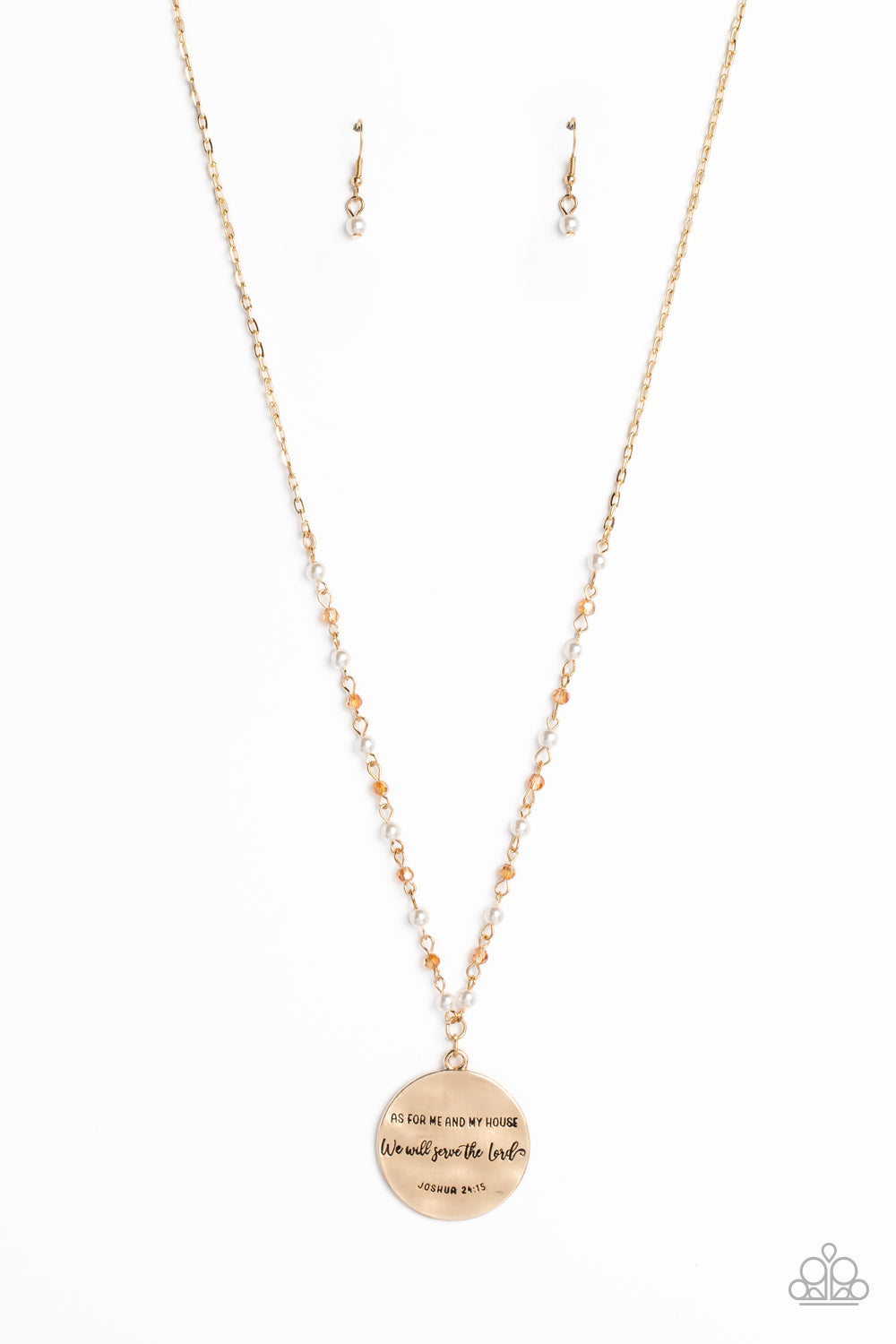 Serving the Lord - Gold - Paparazzi Accessories