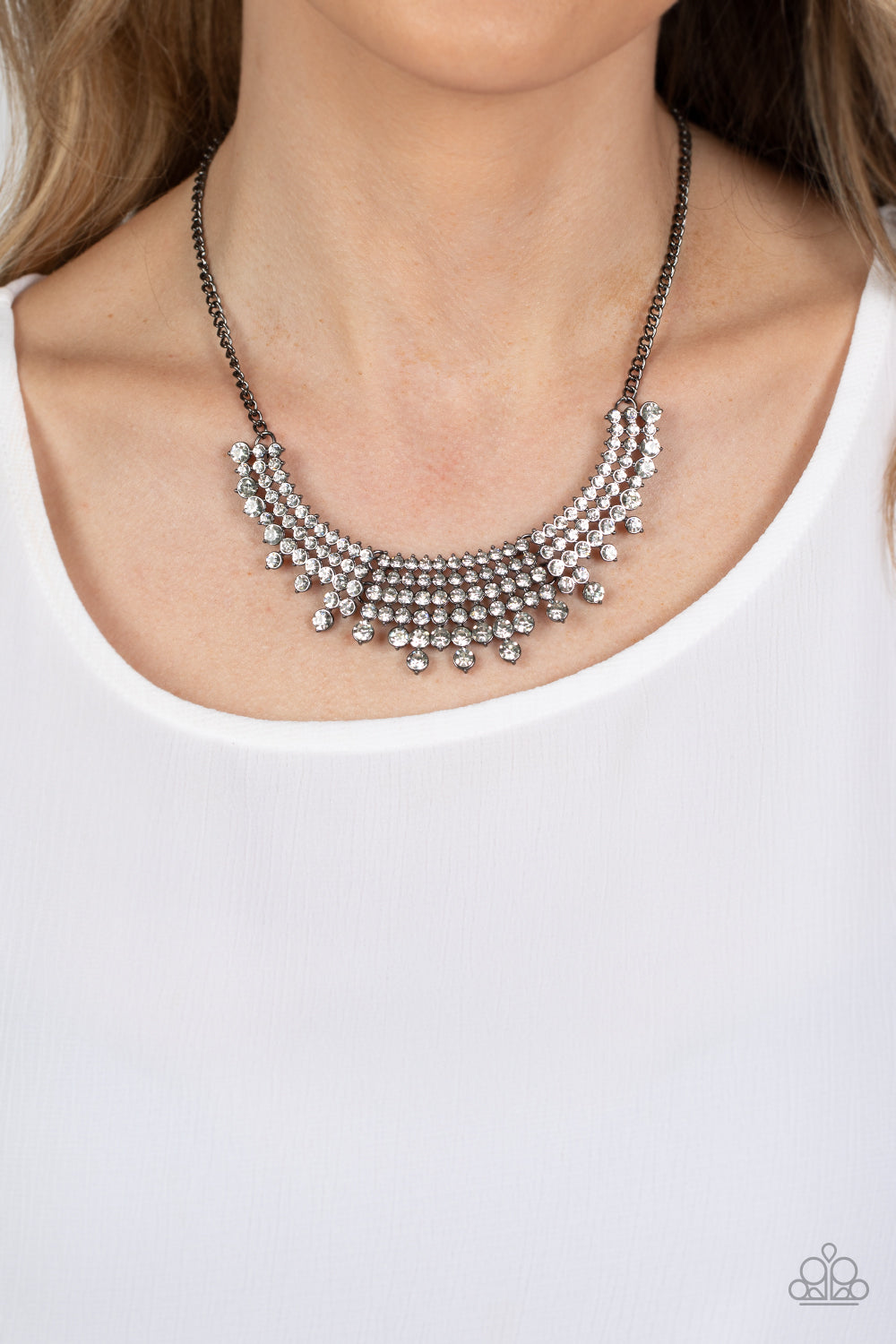 Shimmering Song - Black - Paparazzi Accessories