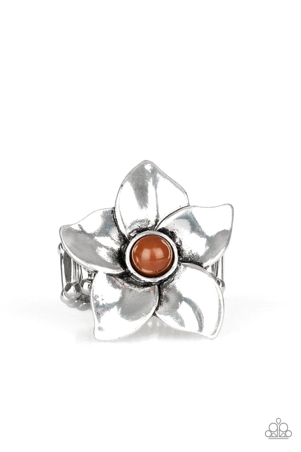 Ask For Flowers - Brown - Paparazzi Accessories