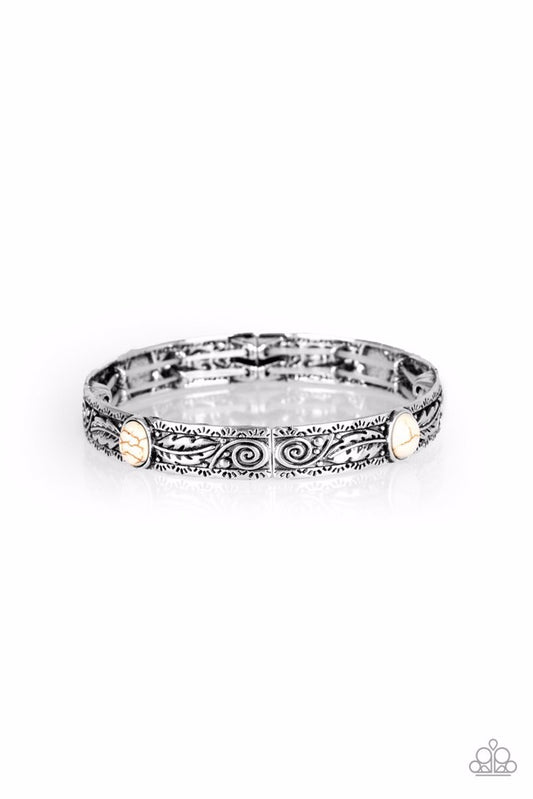Wild West Story -White - Paparazzi Accessories