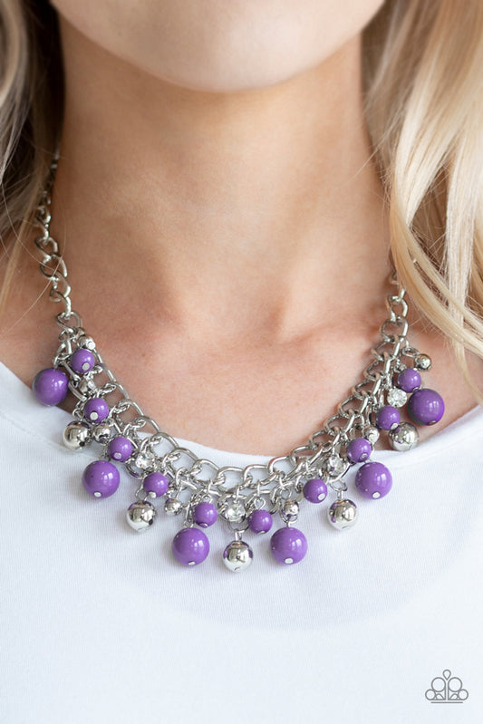 The Bride To Bead Necklace - Purple